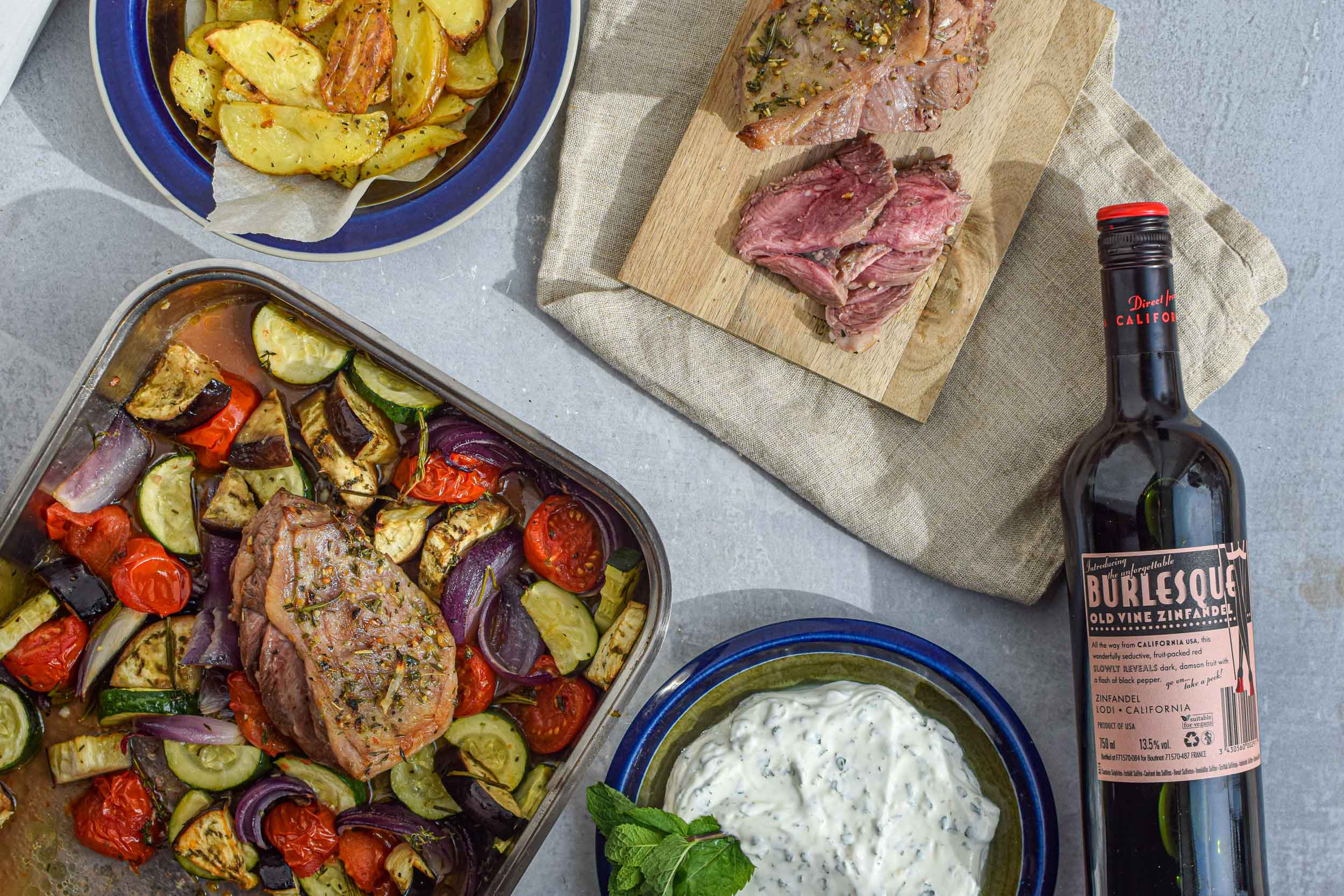 Lammeculotte Kartofler Groentsager