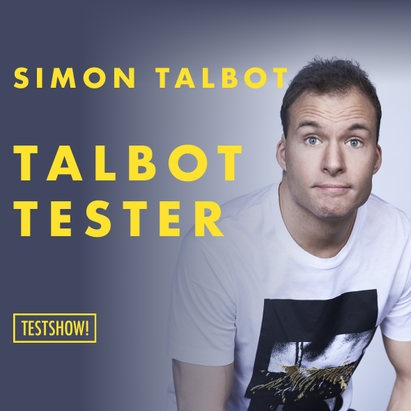 Simon Talbot tester nyt materiale!
