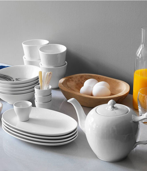 Bryllupsgave Royal Copenhagen Hvid Riflet 600X700px 2