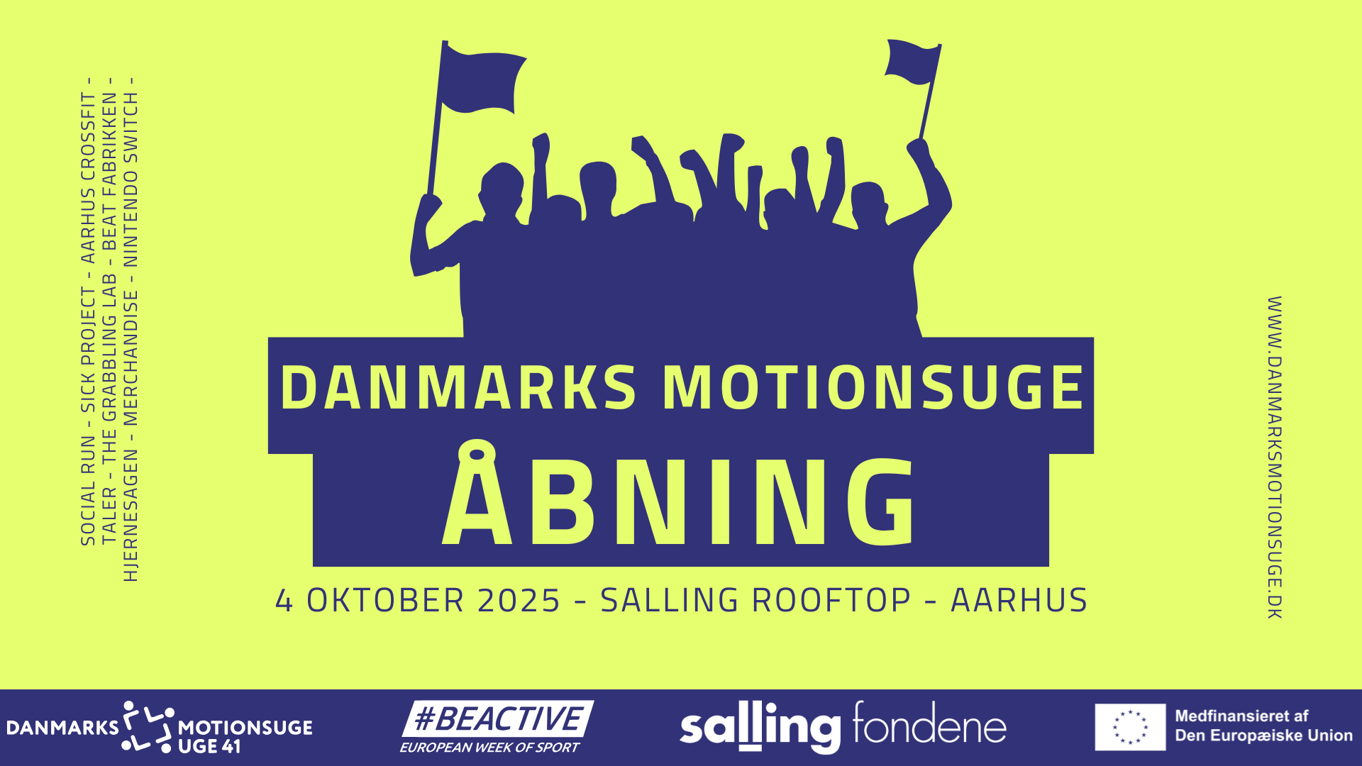 Åbning af Danmarks Motionsuge på Salling ROOFTOP AARHUS