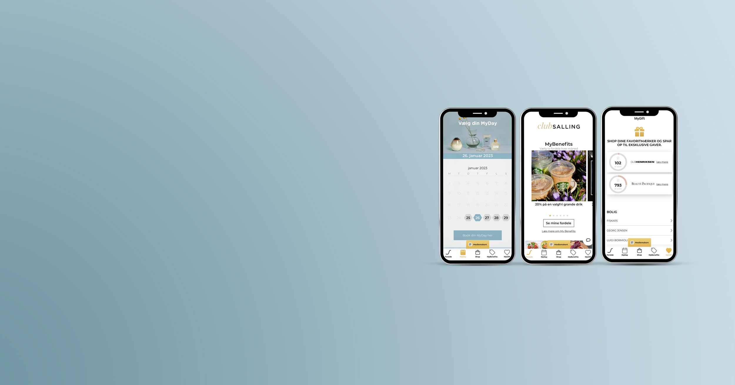Telefon App Club Salling Done