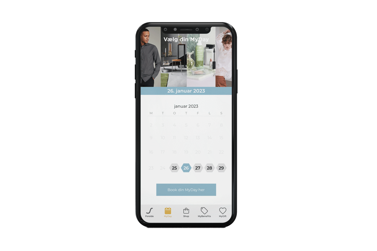 Smartphone Mockup Myday Komprimeret
