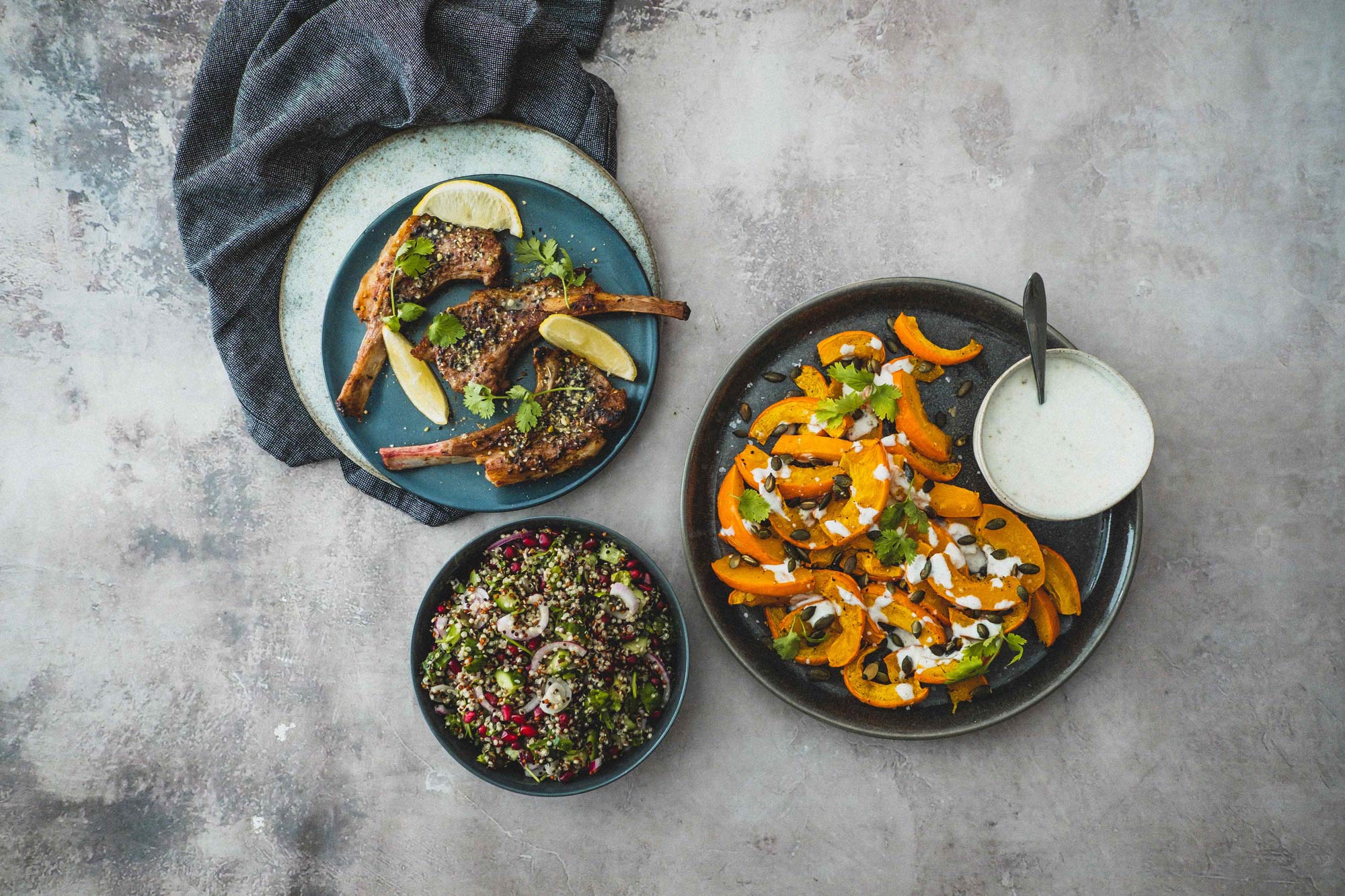 Lammechops Med Dukkah